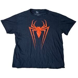 SPIDER-MAN DISNEY MARVEL DISNEYLAND SHIRT BLACK TSHIRT TOP XXL 2XL